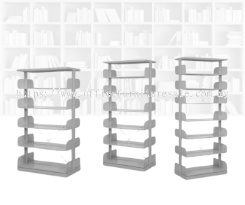 SOSM/SINGLE SIDED LIBRABY RACK WITHOUT SIDE PANEL (RM 480.00/UNIT)