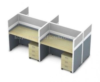 Professional 4 Seater Office Divider Solution at Setapak | Kuala Lumpur (KL) - IP45-R-4