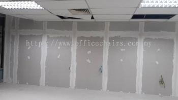 Office Renovation Klang | Gypsum Board Partition Wall Klang | 办公室屏风隔板 Klang