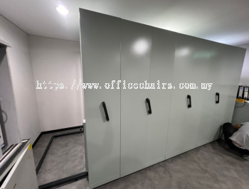 Steel Furniture Setia Alam | 8 Bays Mobile Steel Compactor Setia Alam