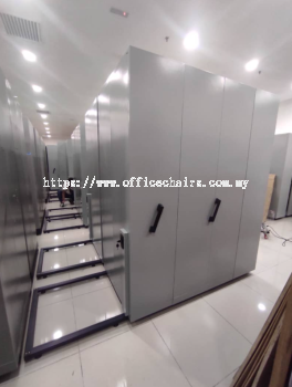 4 Bays Mobile Steel Compactor Petaling Jaya | Steel Furniture Petaling Jaya