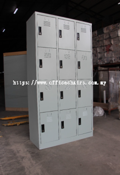 12 Compartment Steel Locker Selangor | Steel Furniture Selangor