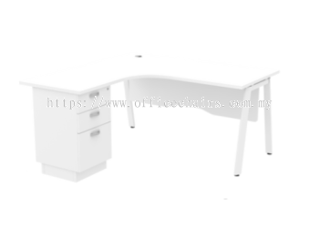 Executive L-Shape Table｜Office Table Puchong ASWL-3D