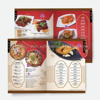 Menu A3 / Menu Booklet Design