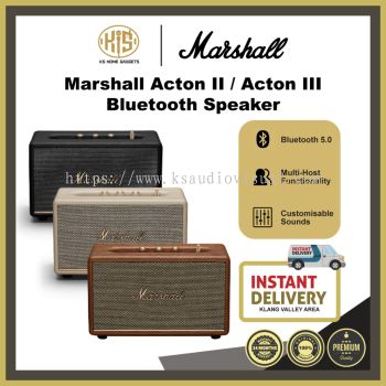 [KS HOME OFFICIAL] Marshall Acton III Acton 3 Bluetooth Speaker Wi-Fi Multi-Room Smart Portable Speaker Acton 2 Acton II