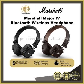 Marshall Major IV Bluetooth Wireless Headphone Wireless Charging Headset