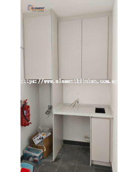 Compact Kitchen Cabinet with Mini Sink