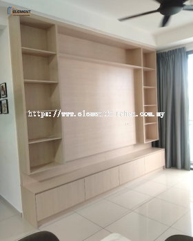 Full height tv cabinet design