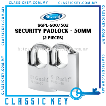 ST. GUCHI PL600 50MM SECURITY PADLOCK (2 PIECES)