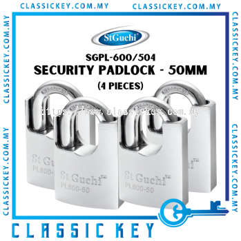 ST. GUCHI PL600 50MM SECURITY PADLOCK (4 PIECES)