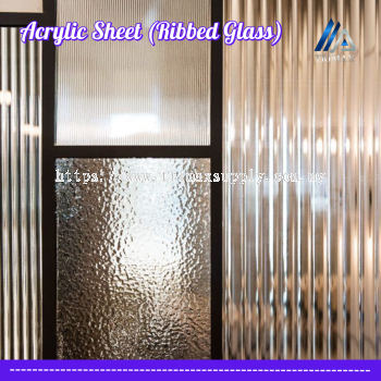 Acrylic Sheet (Ribbed Glass)