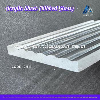 Acrylic Sheet (Ribbed Glass)