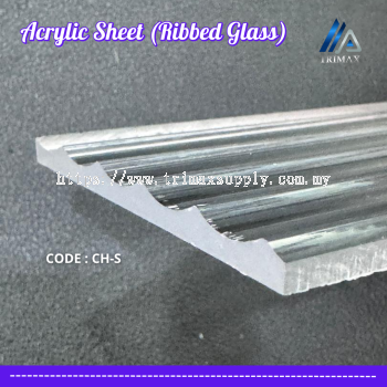 Acrylic Sheet (Ribbed Glass)