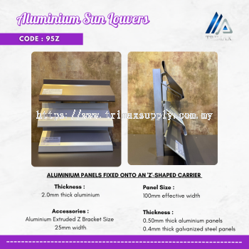 Aluminium Sun Louvers 95Z