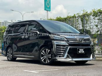TOYOTA VELLFIRE 2.5 ZG AUTO YM 2018 USED CAR