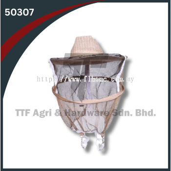 COWBOY HAT W/NET (BEIGE)