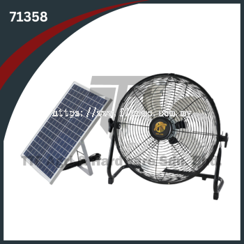 SOLAR FAN 14" (BLK)