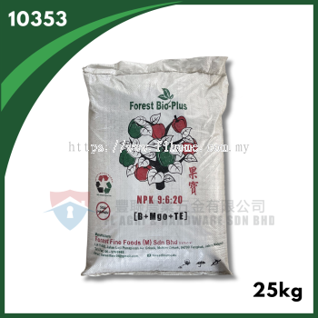 ORGANIC FERTILIZER FB PLUS 9-6-20 (25KG)