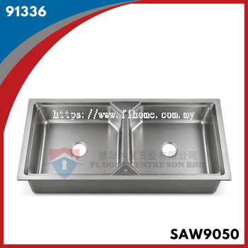 SUPERINO 2BOWL SINK SAW9050