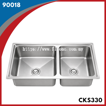 SINKI DOUBLE BOWL CKS330 (CABANA)