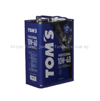 TOM'S PROFESSIONAL 10W-40 4L FULL SYNTHETIC ENGINE OIL