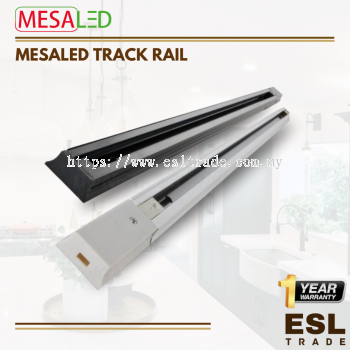 MESALED TRACK RAIL BLACK/WHITE 1 METER/2 METER