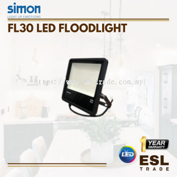 SIMON FL30 LED FLOODLIGHT 100W/150K/200K - 3000K/4000K/6500K