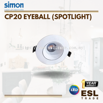 SIMON CP20 Eyeball (Spotlight) 5W -3000K/4000K/6000K