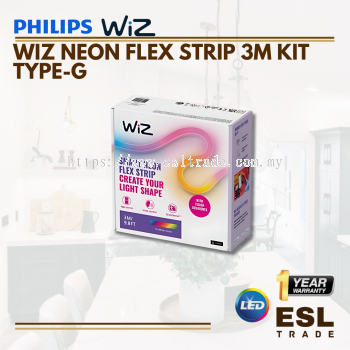 PHILIPS WIZ NEON FLEX STRIP 3M KIT TYPE-G - 24W -2200K-6500K+RGB