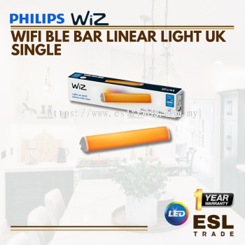 PHILIPS WIFI BLE BAR LINEAR LIGHT UK SINGLE - 5.5W - 2200K-6500K+RGB - ONE YEAR WARRANTY