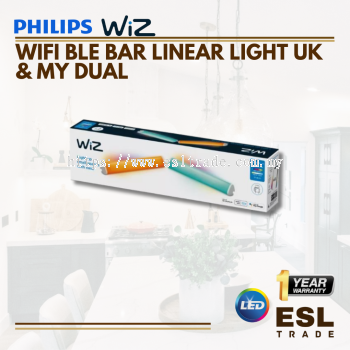 PHILIPS WIFI BLE BAR LINEAR LIGHT UK & MY DUAL - 10.5W - 2200K-6500K + RGB - ONE YEAR WARRANTY