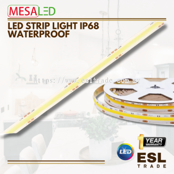 MESALED LED STRIP LIGHT - IP68 WATERPROOF- 3000K/4000K/6500K/RED/BLUE/ICE BLUE/GREEN - ONE YEAR WARRANTY