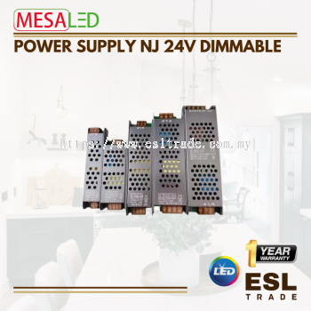 MESALED POWER SUPPLY NJ 24V DIMMABLE - 60W - ONE YEAR WARRANTY