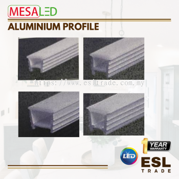 MESALED ALUMINIUM PROFILE PVC -R1010/R1212/R1616/R2010- ONE YEAR WARRANTY