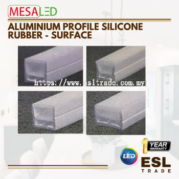 MESALED ALUMINIUM PROFILE SILICONE RUBBER -S1010/S1212/S1616/S2010 - ONE YEAR WARRANTY