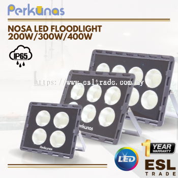 PERKUNAS NOSA  LED Floodlight IP65 (Economy Type) 200W/300W/400W- 1 Year Warranty