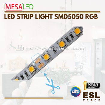 MESALED LED STRIP LIGHT SMD 5050 RGB - ONE YEAR WARRANTY