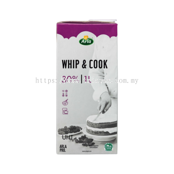 Arla Whip & Cook Cream 1L 30% Fat