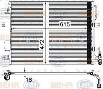 LAND ROVER SPORT 2013 CONDENSER MAHLE BEHR 8FC 351 100 744 LR015556