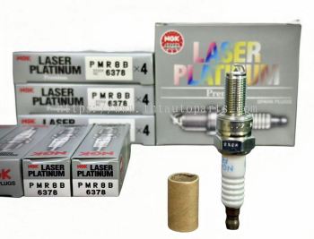 NGK 6378 PMR8B SPARK PLUG LASER PLATINUM FOR Ferrari F430 Ferrari 360 Maserati GT 3200 Quattroporte (2003-2007) DuoSelect 4.2L OEM 192637