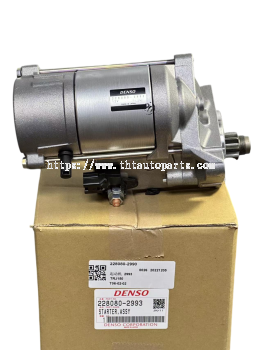 DENSO STARTER 228080-2993 FOR TOYOTA PRADO 2.7 (TRJ150) [2TR-FE]  (2015.03 - 2015.12)  TOYOTA 4RUNNER V (_N28_) - 2.7 (TRN280_)  [2TR-FE]  (2010.01 - )  OEM 28100-75120 28100-75140