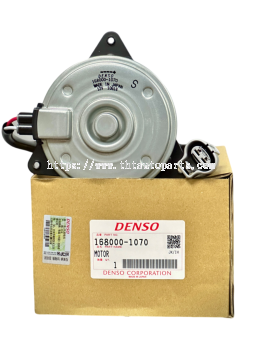 DENSO FAN MOTOR 168000-1070 OEM 16363-0T030 16363-31160 16363-22120 FOR TOYOTA