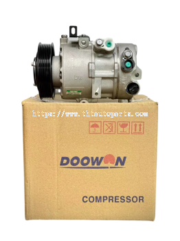 DOOWON COMPRESSOR DVE16N MADE IN KOREA OEM 97701-D1000 FOR KIA K4 1.8L 2.0L