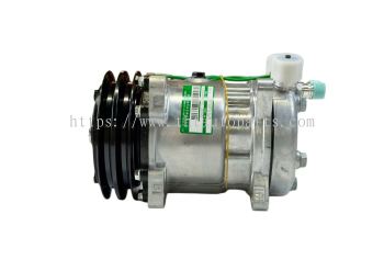 Sanden SE5H14 2PK 24V R134a Heavy-Duty Truck A/C Compressor | OEM PN:1122604200027770 / Sanden Code 101422