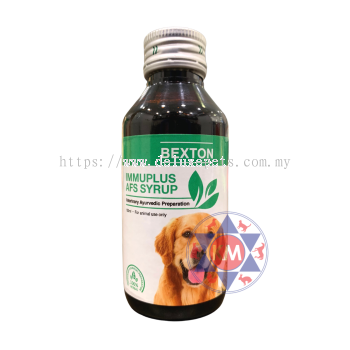 免疫力 AFS 糖浆 - 100毫升 | 狗猫维生素补充剂 | KM VET PHARM