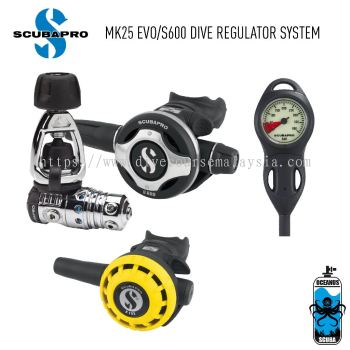 Scubapro MK25 Evo/S600 Dive Regulator System Sets for Scuba Diving, Scuba Diving Regulator, Diving Regulator