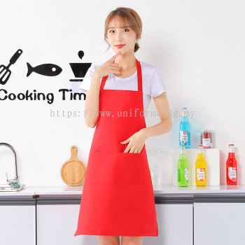 F&B Simple Apron - Red