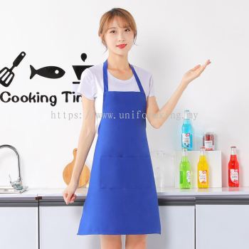 F&B Simple Apron - Royale Blue