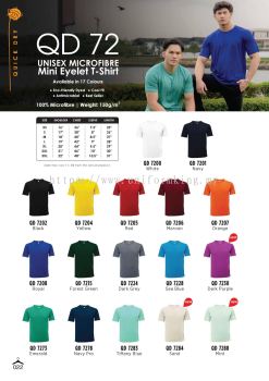 QD72 Roundneck Mini Eyelet T-shirt