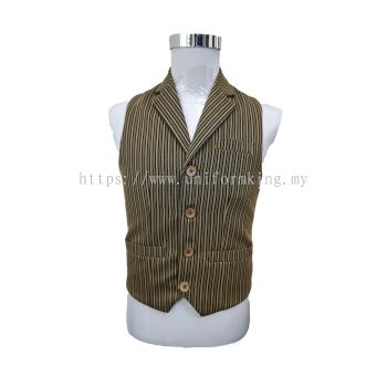 Custom Made & Tailor Made High Quality Vest for Hotel F&B Staff